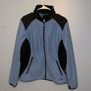 LL Bean Polartec Fleece Lined Jacket - size large. E
